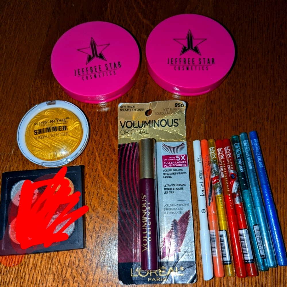 Brand new colourful face makeup bundle